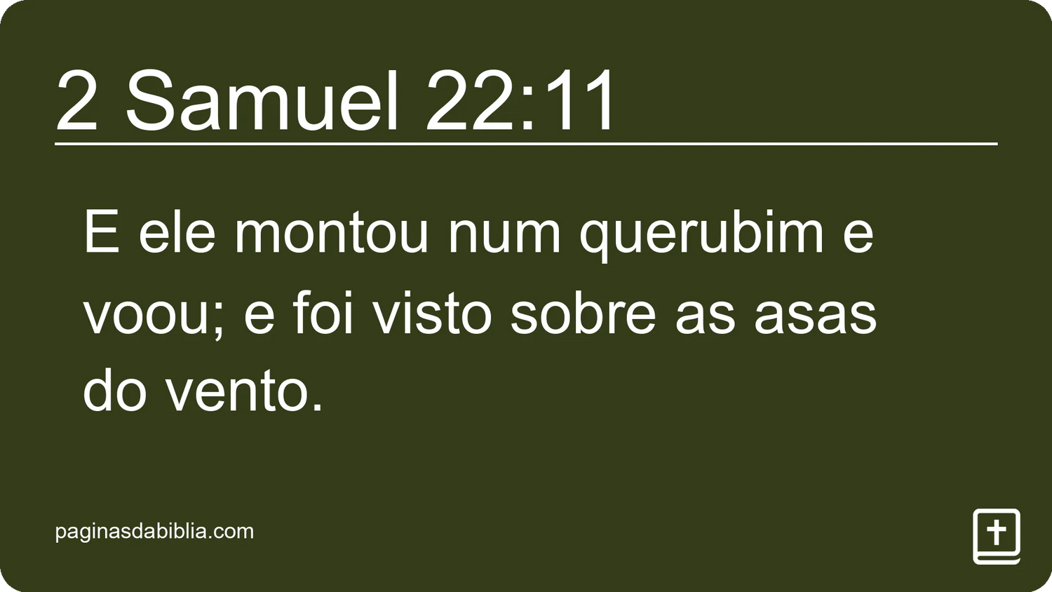 2 Samuel 22:11