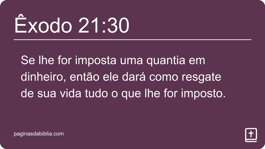 Êxodo 21:30