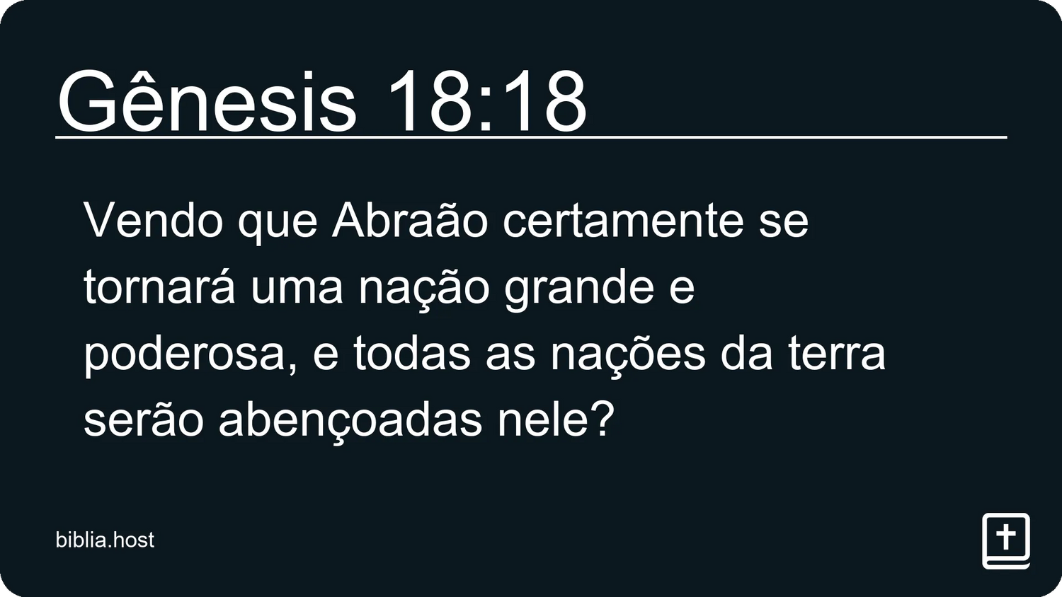 Gênesis 18:18