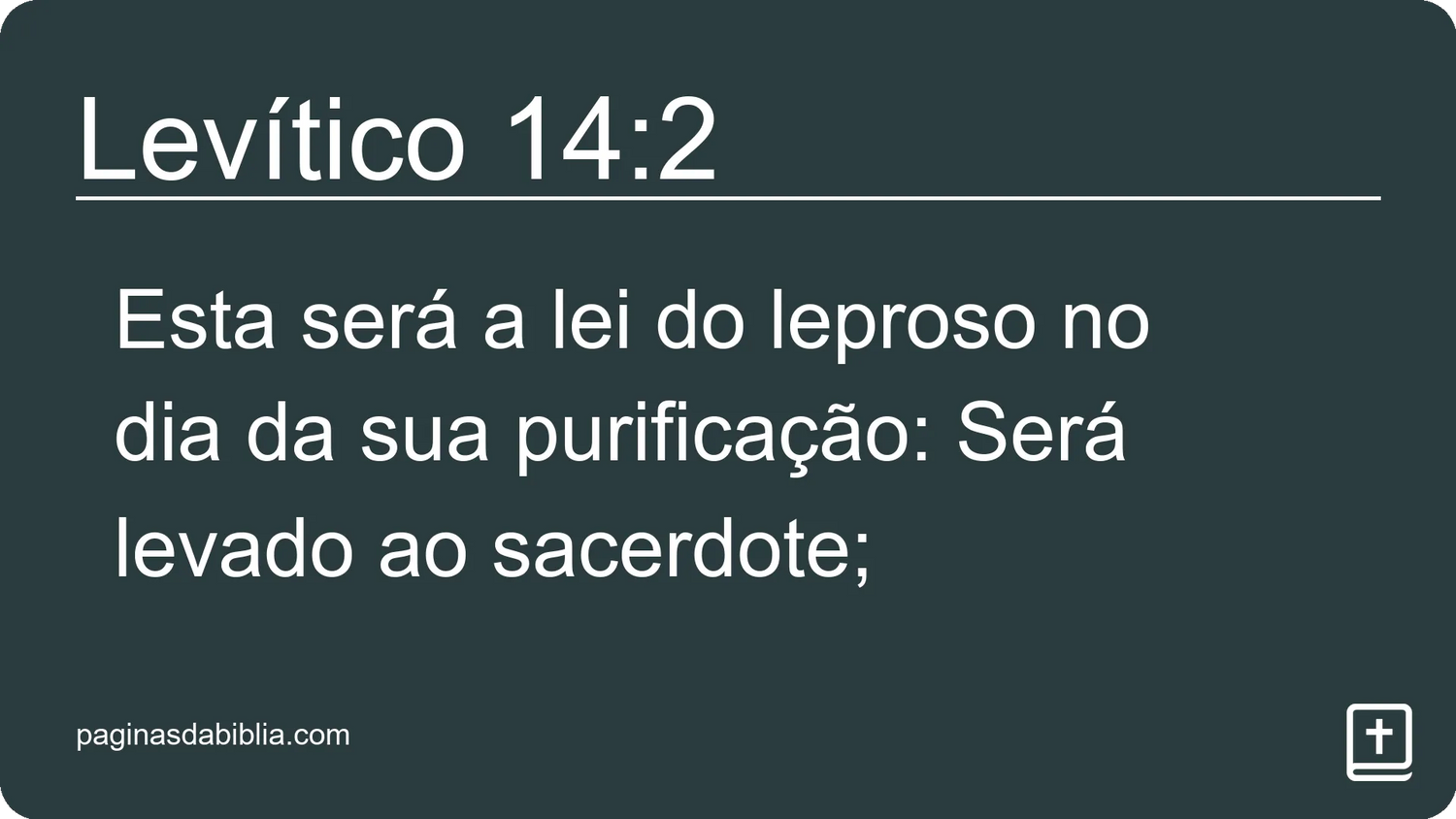 Levítico 14:2