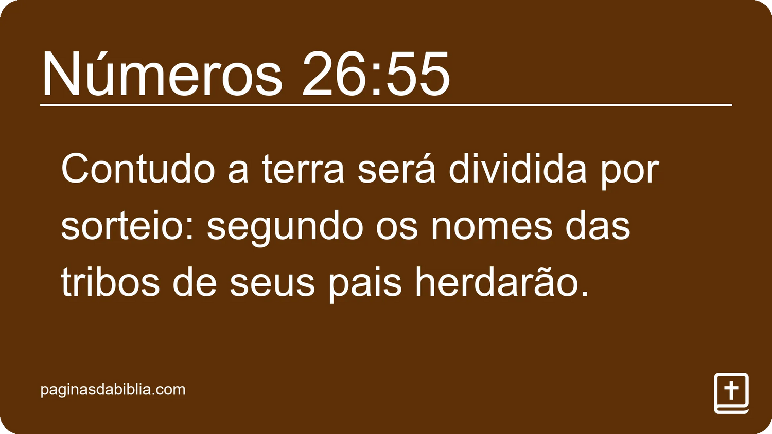 Números 26:55