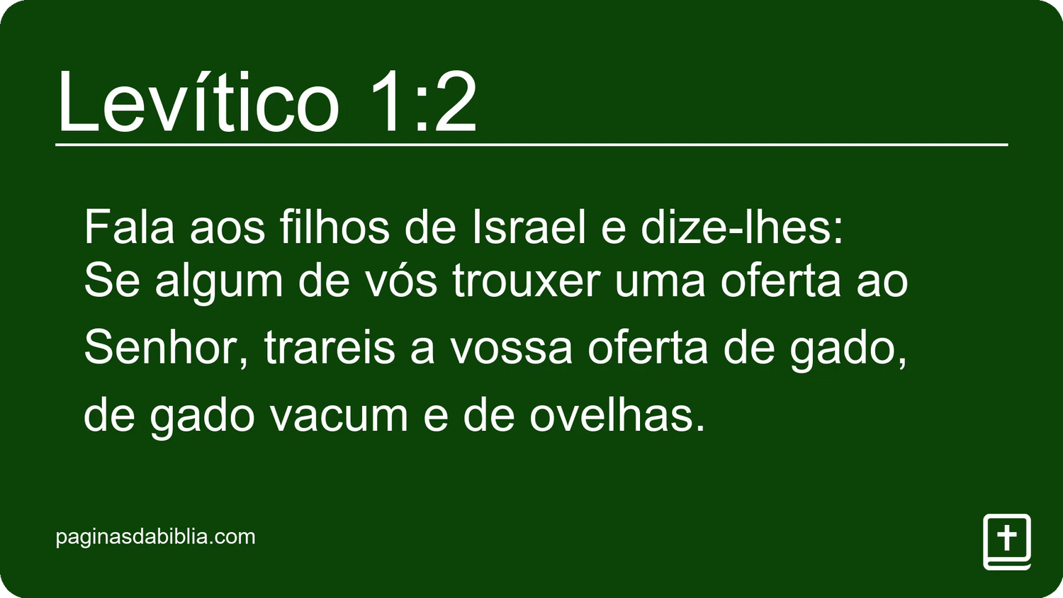 Levítico 1:2