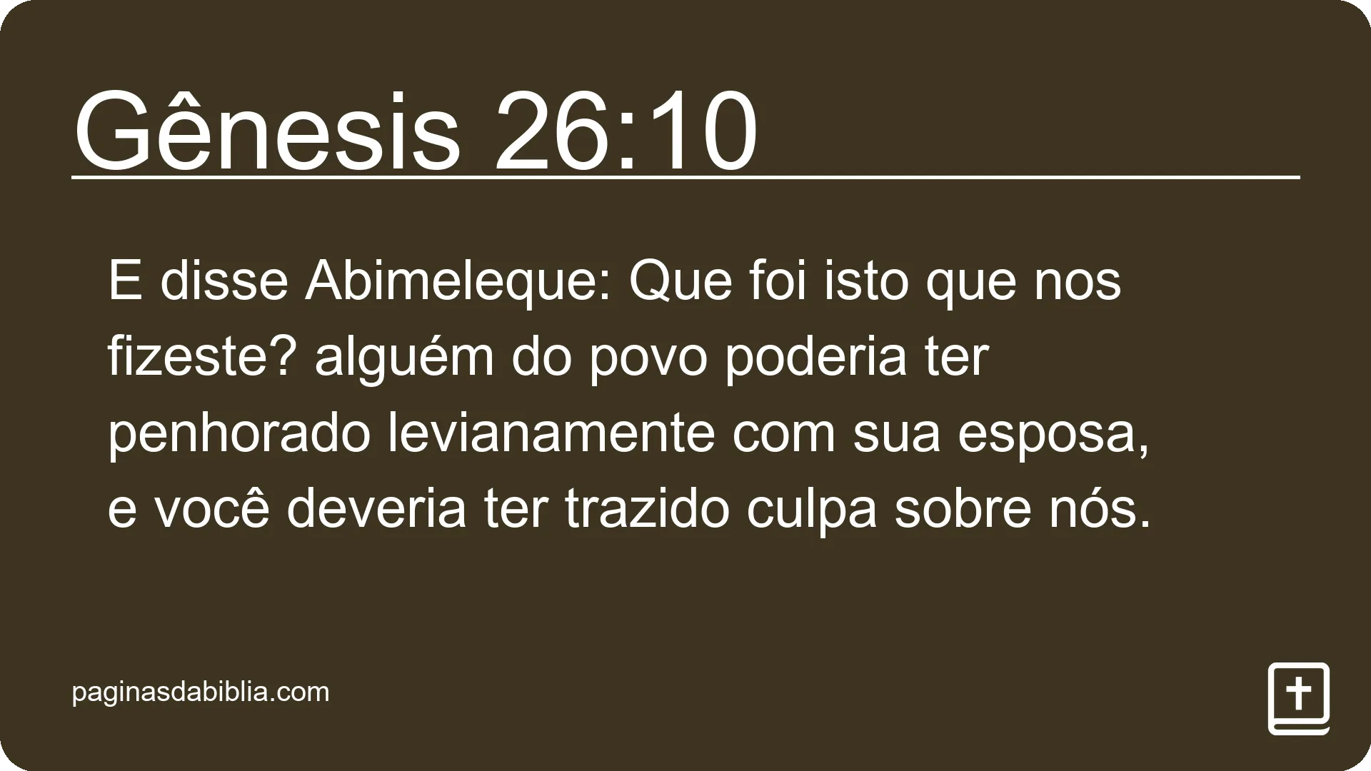 Gênesis 26:10