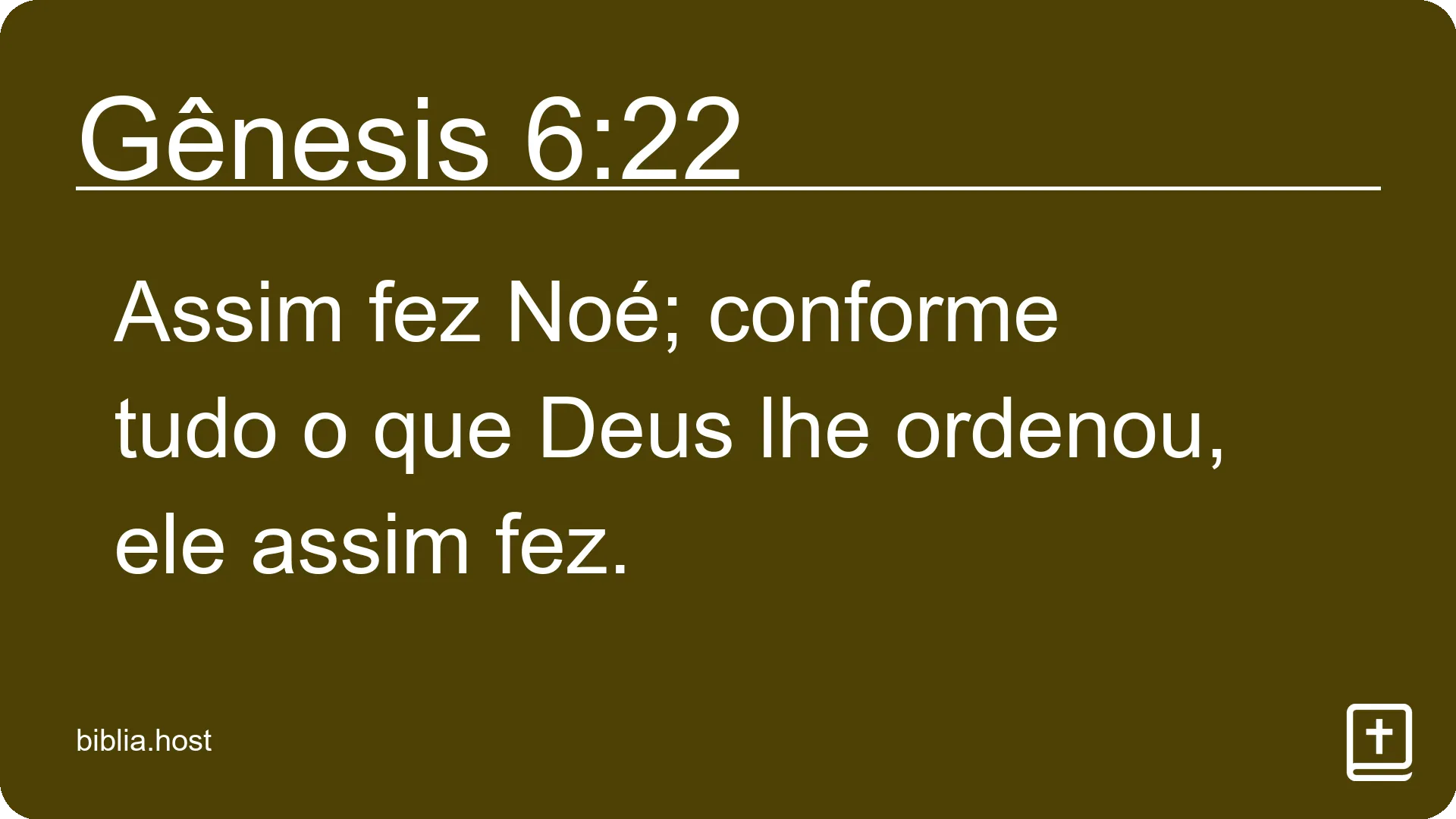 Gênesis 6:22