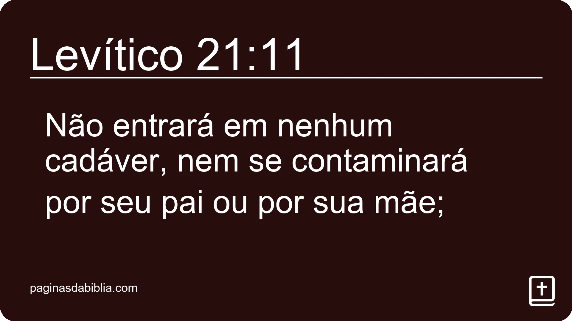 Levítico 21:11