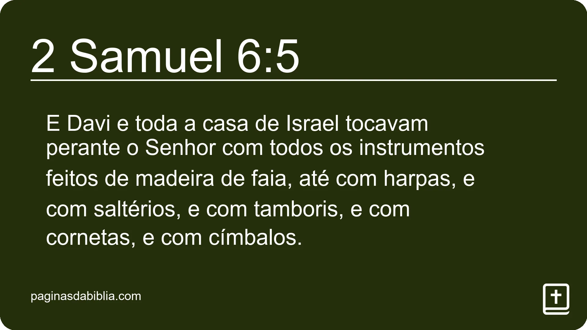 2 Samuel 6:5