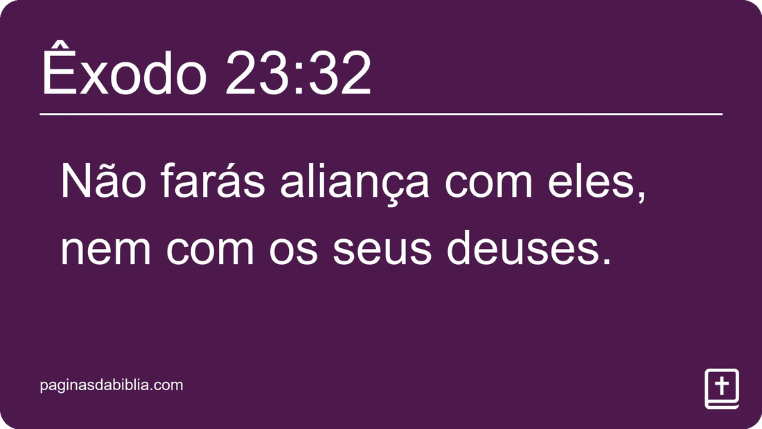 Êxodo 23:32