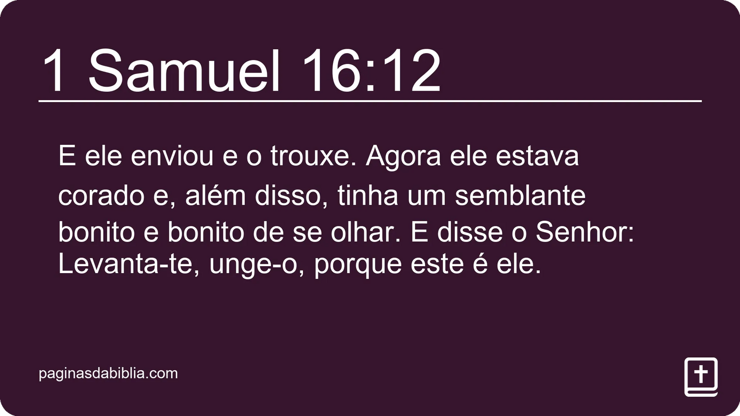 1 Samuel 16:12