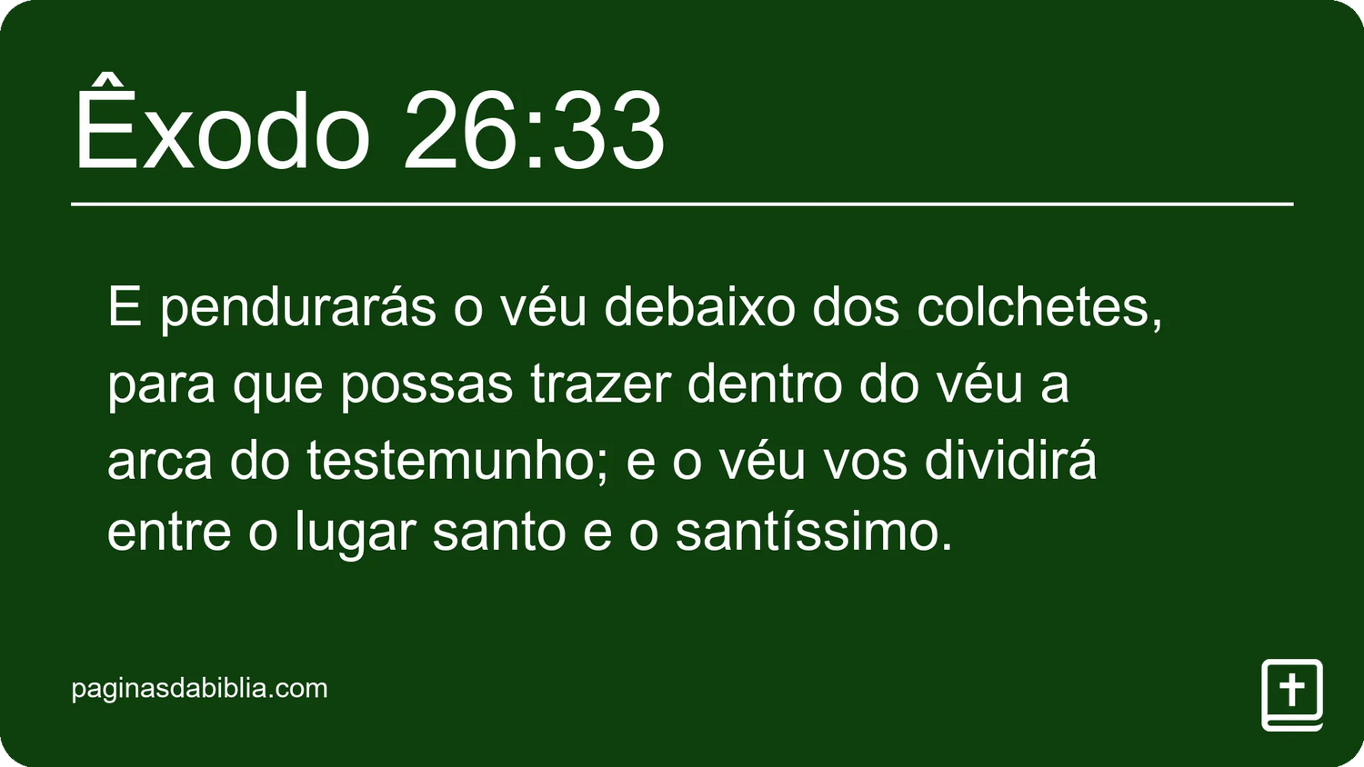 Êxodo 26:33