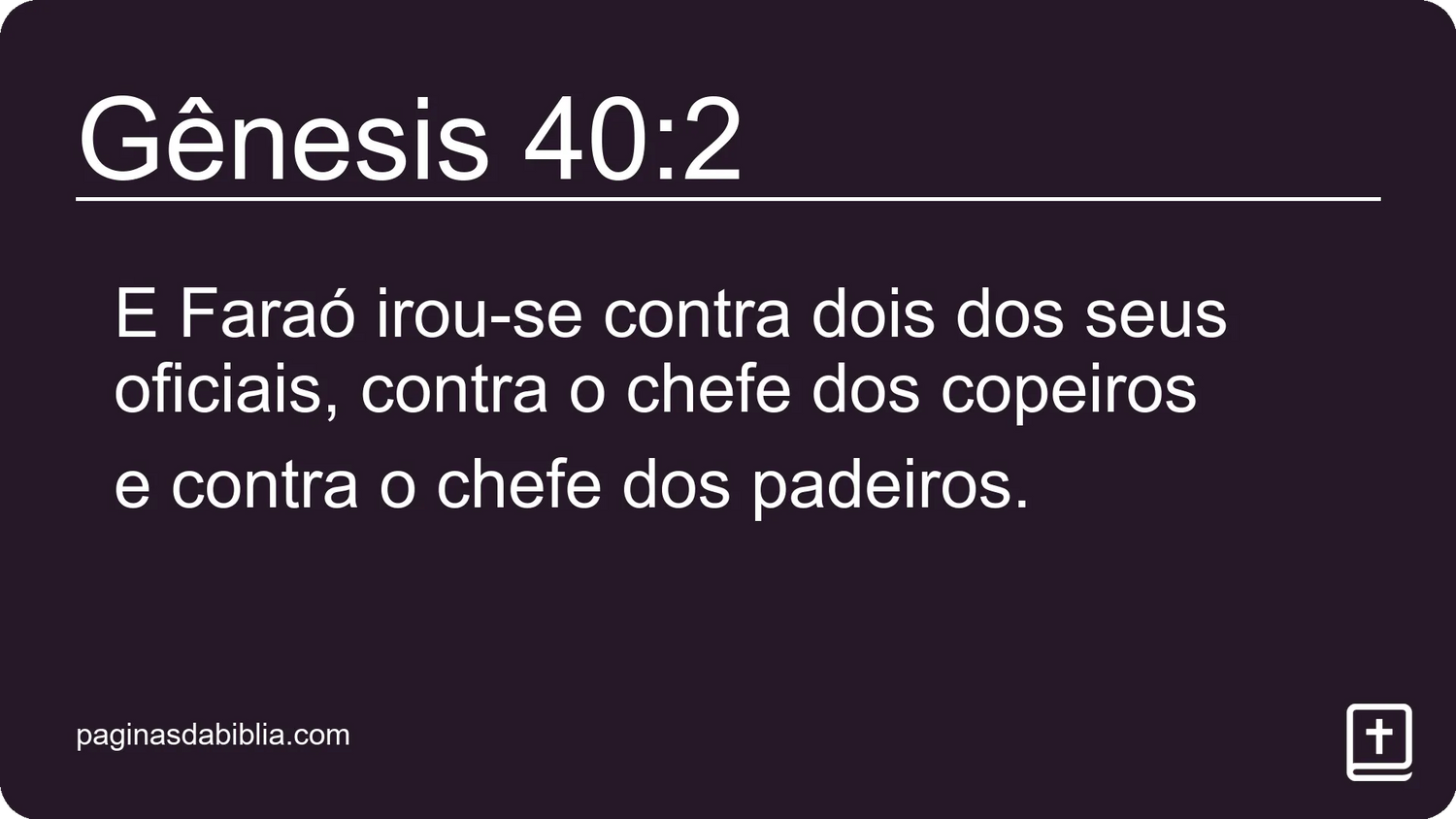 Gênesis 40:2