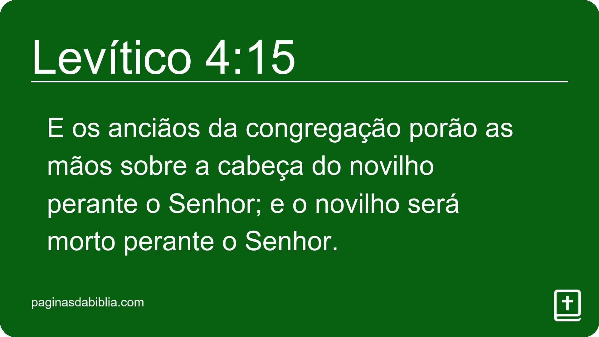 Levítico 4:15