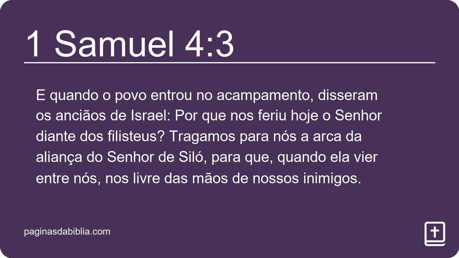 1 Samuel 4:3