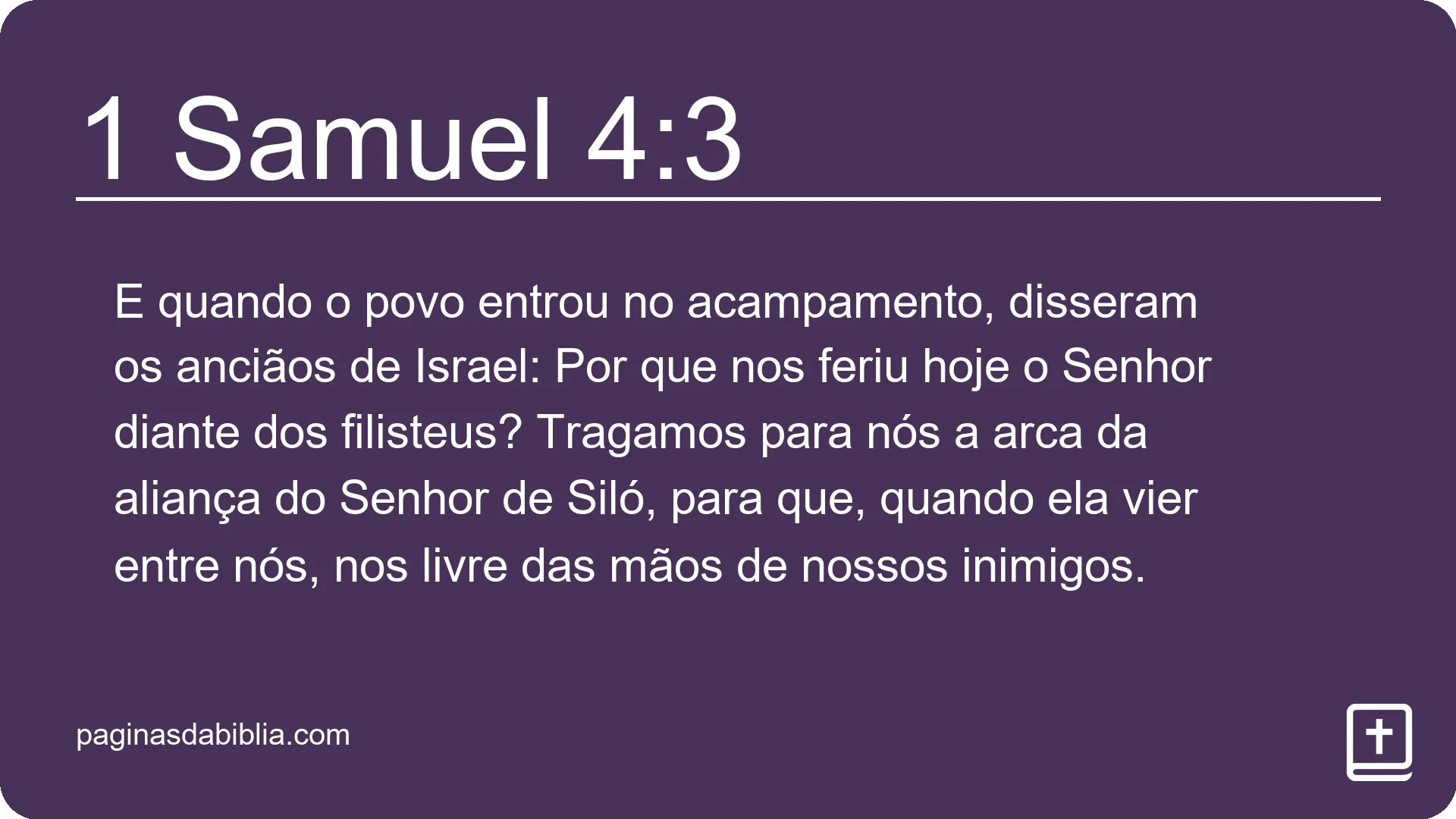 1 Samuel 4:3