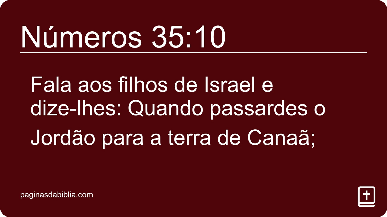 Números 35:10