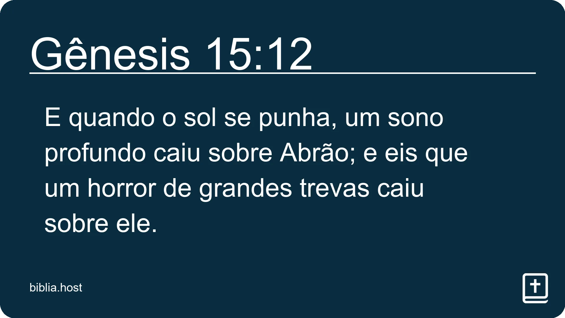 Gênesis 15:12