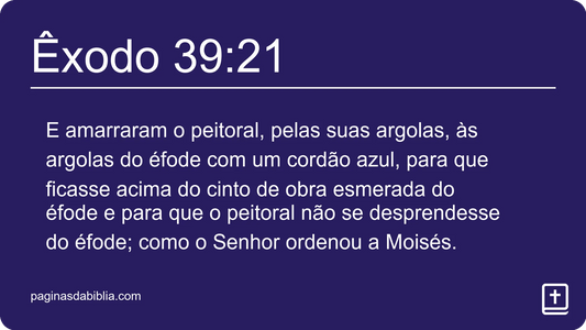 Êxodo 39:21