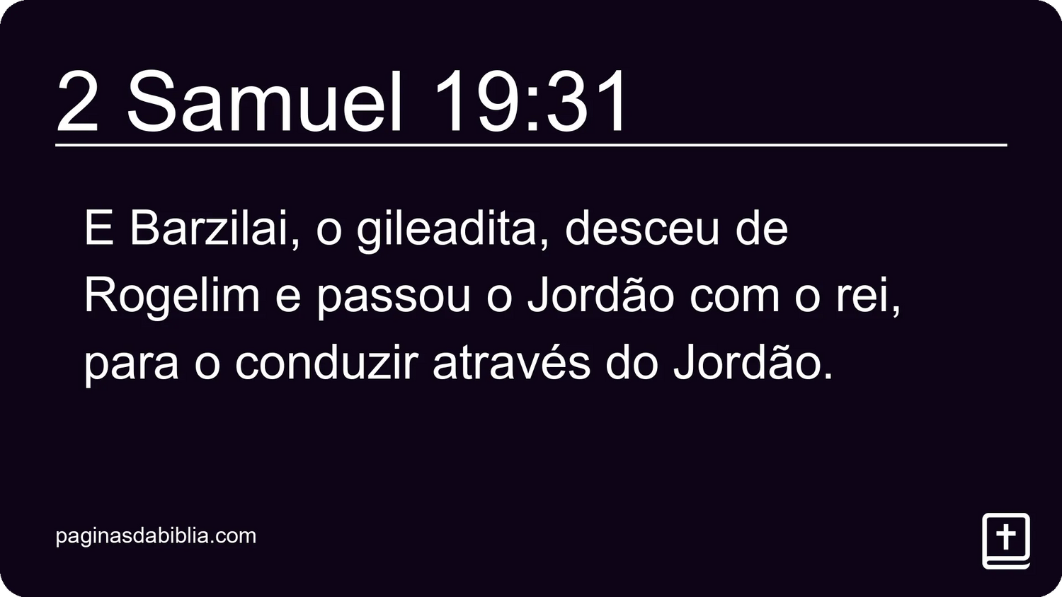 2 Samuel 19:31