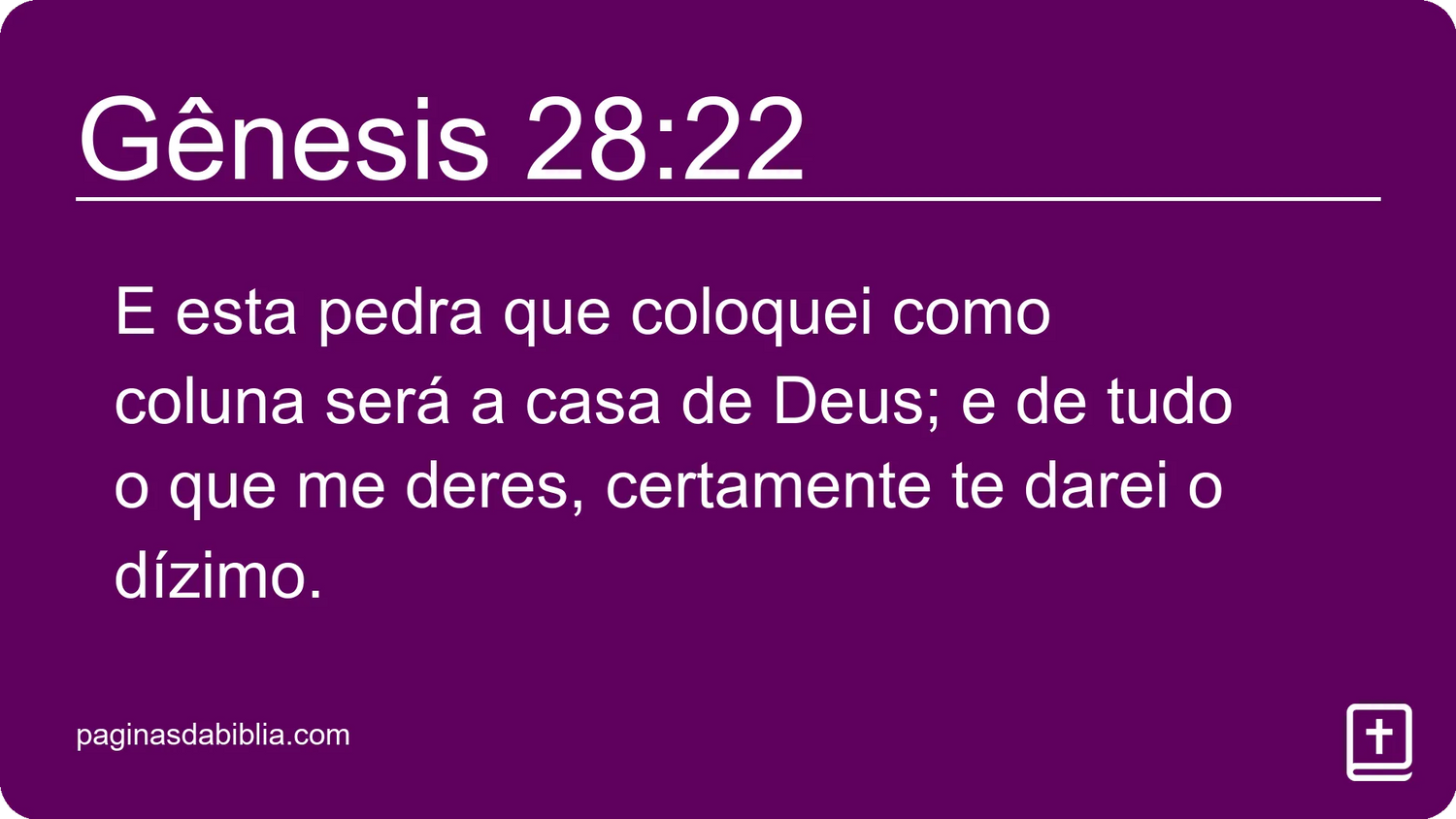 Gênesis 28:22