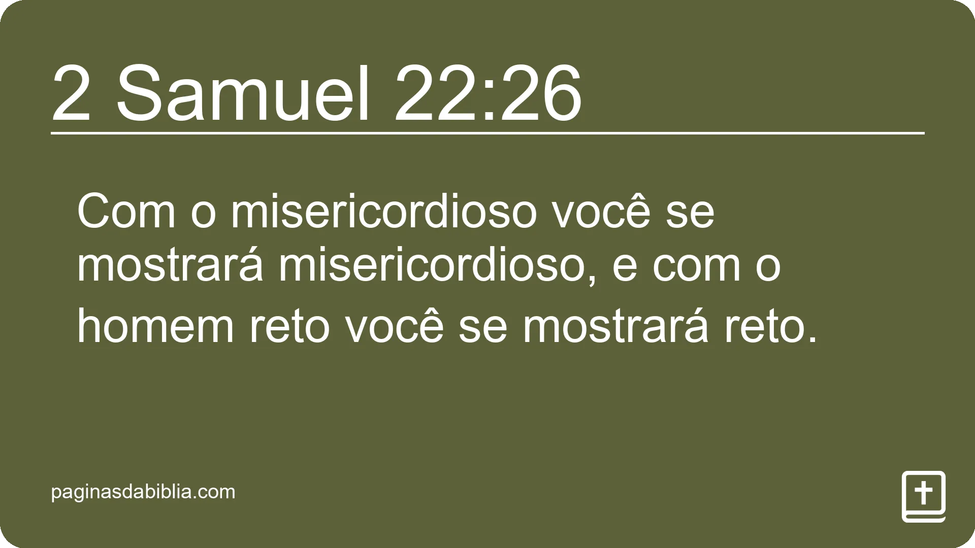 2 Samuel 22:26