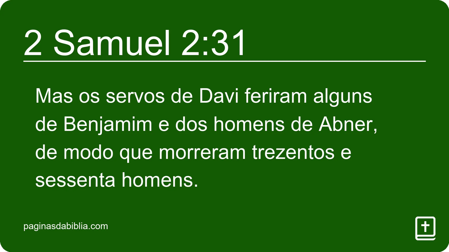 2 Samuel 2:31