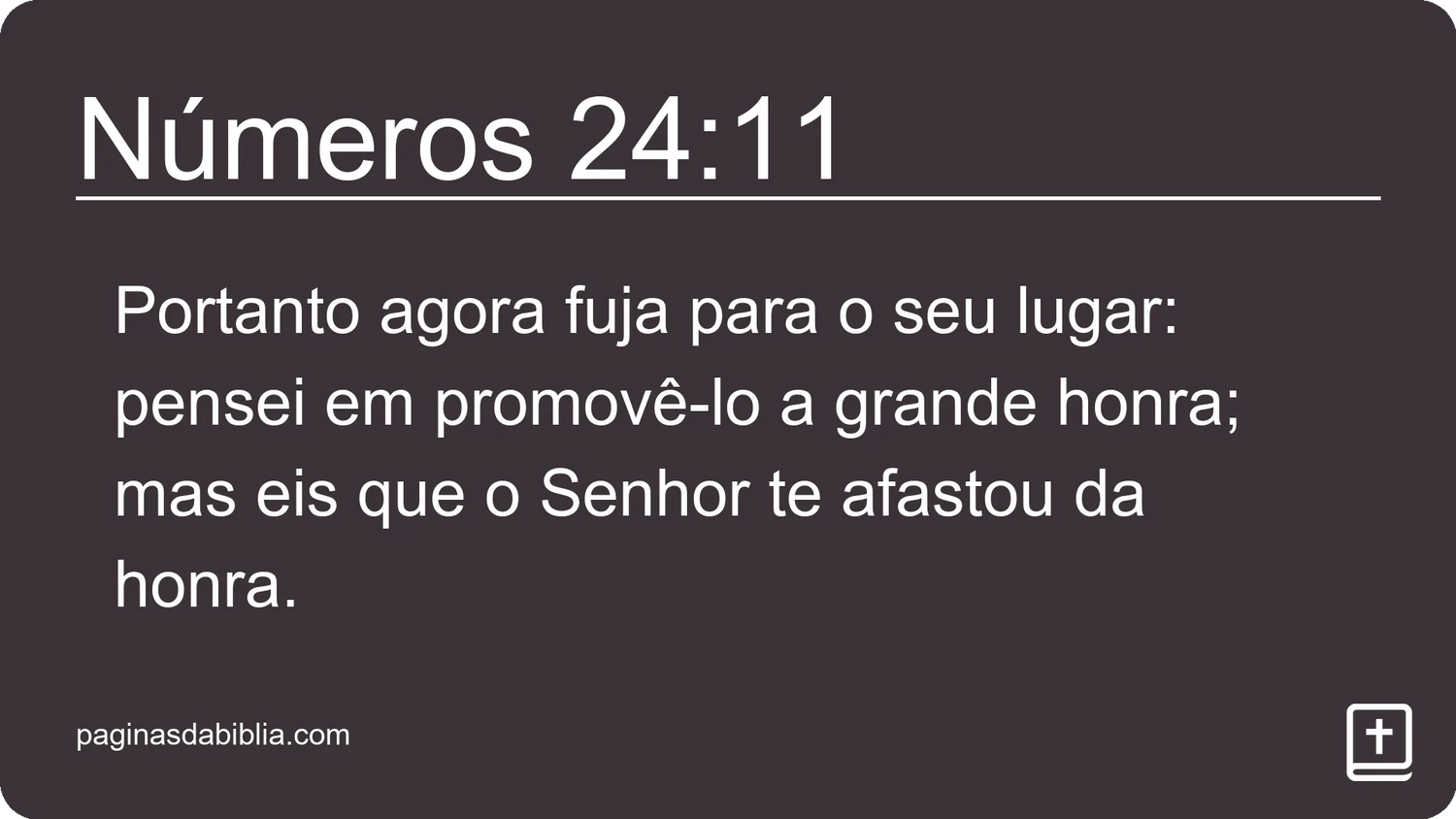 Números 24:11