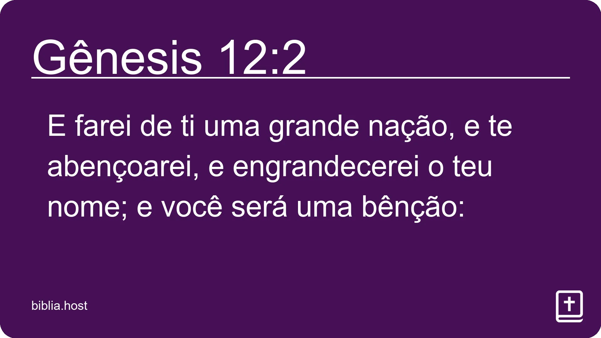 Gênesis 12:2