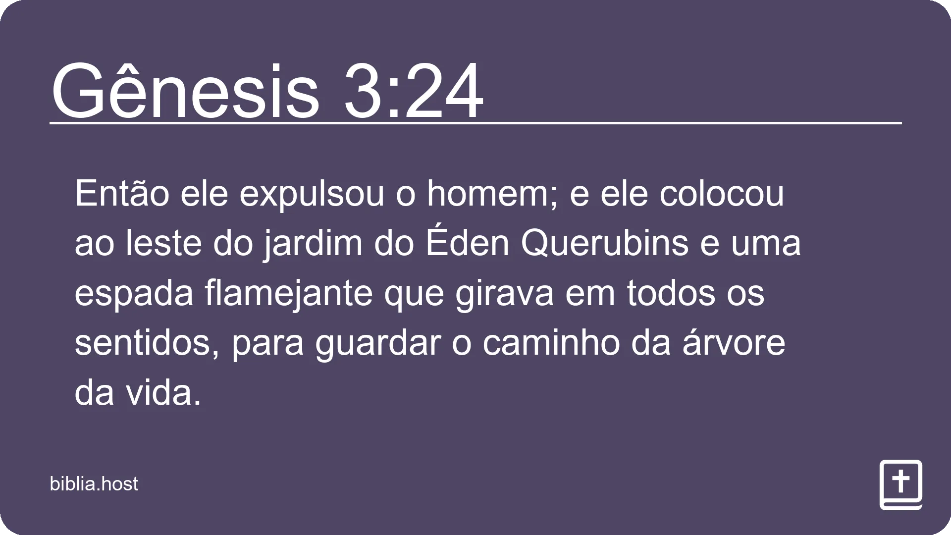 Gênesis 3:24