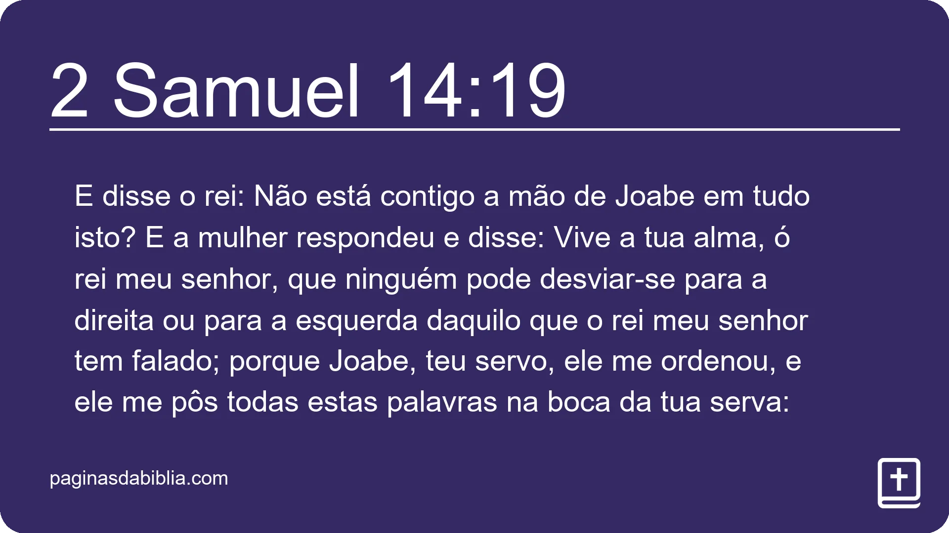 2 Samuel 14:19