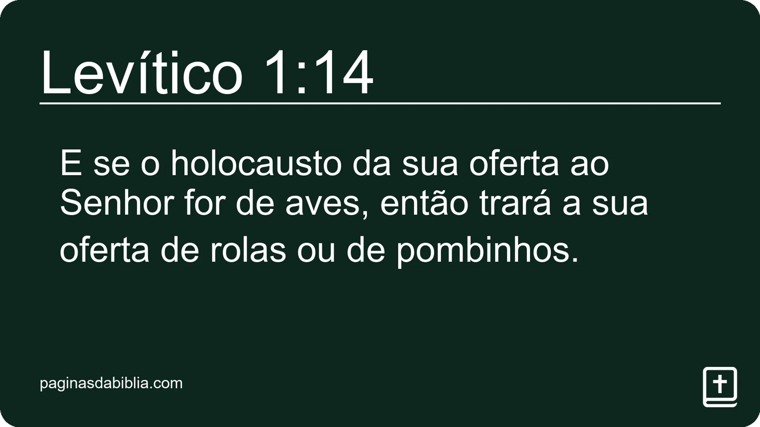 Levítico 1:14