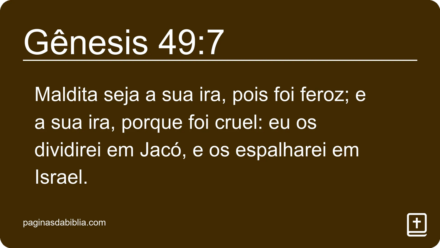 Gênesis 49:7