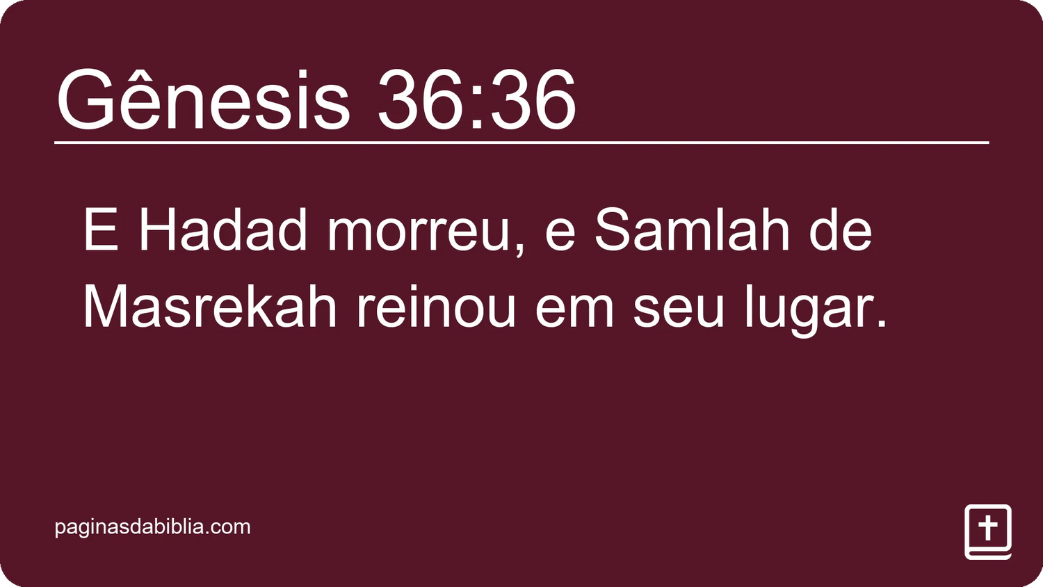 Gênesis 36:36