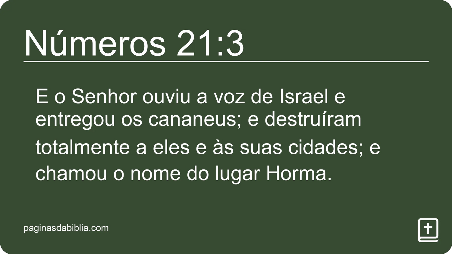 Números 21:3