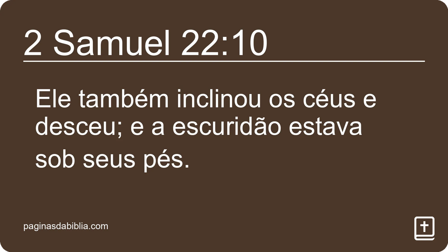 2 Samuel 22:10