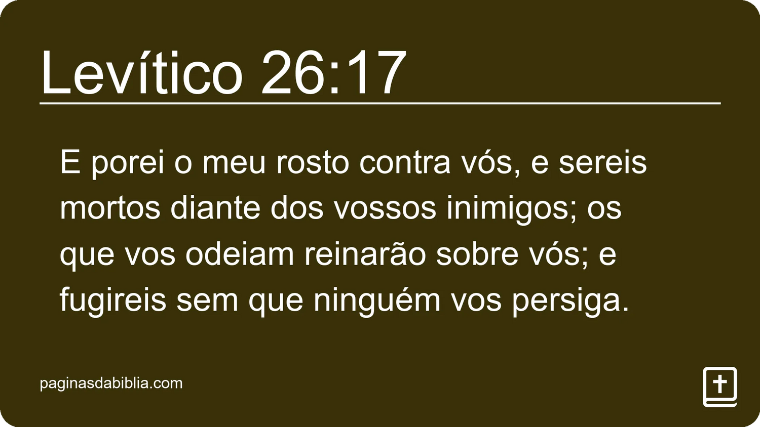 Levítico 26:17