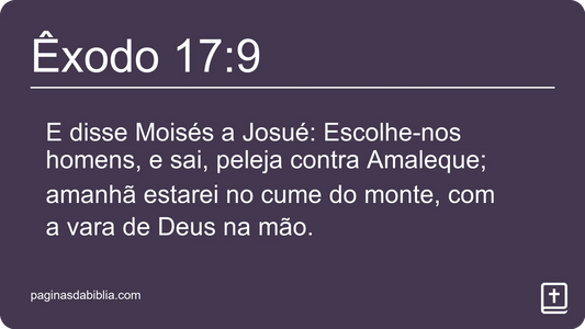 Êxodo 17:9