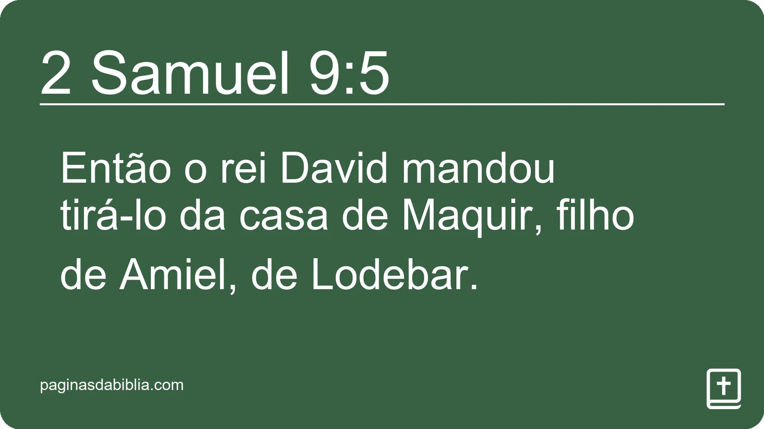 2 Samuel 9:5