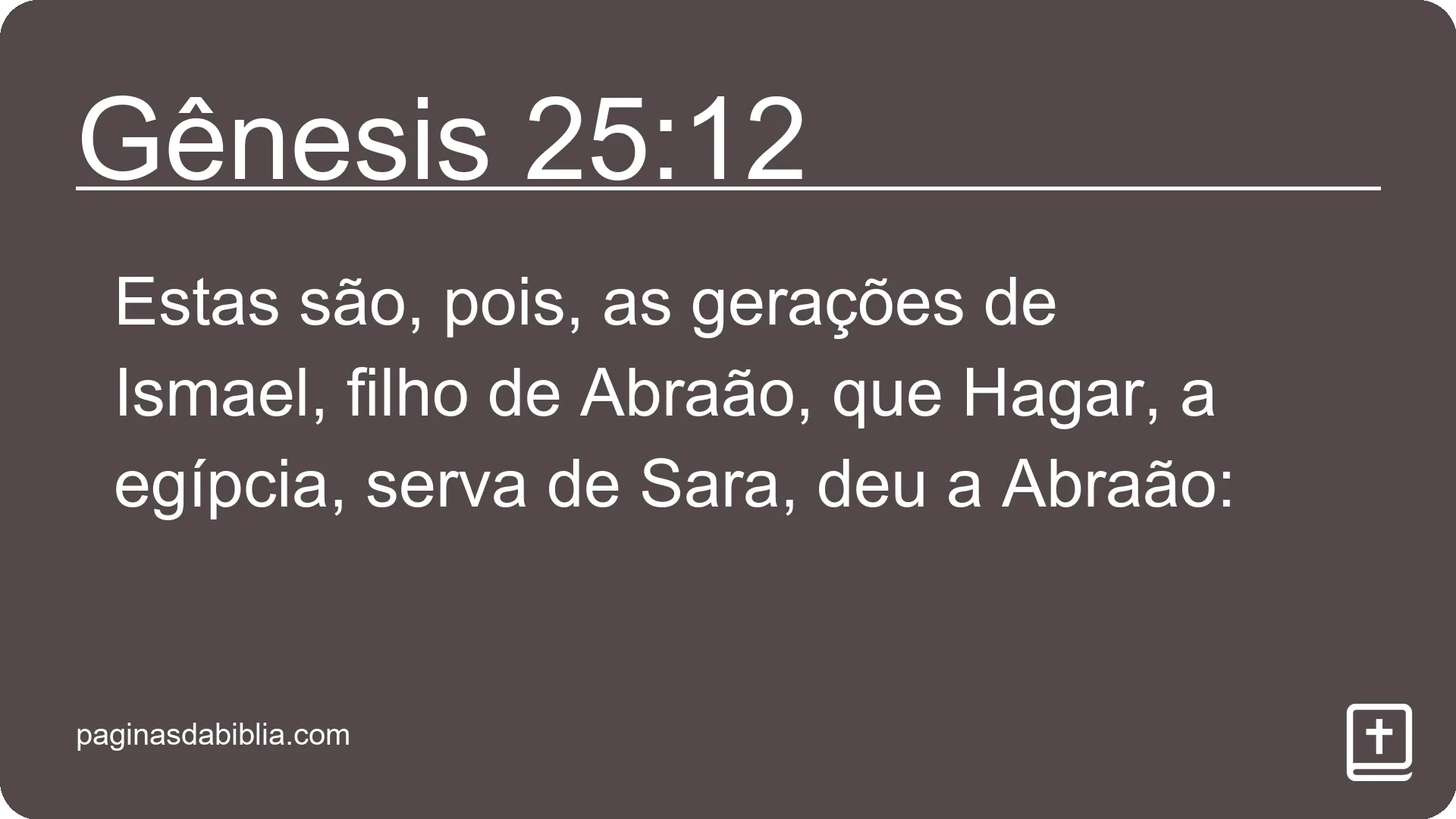 Gênesis 25:12