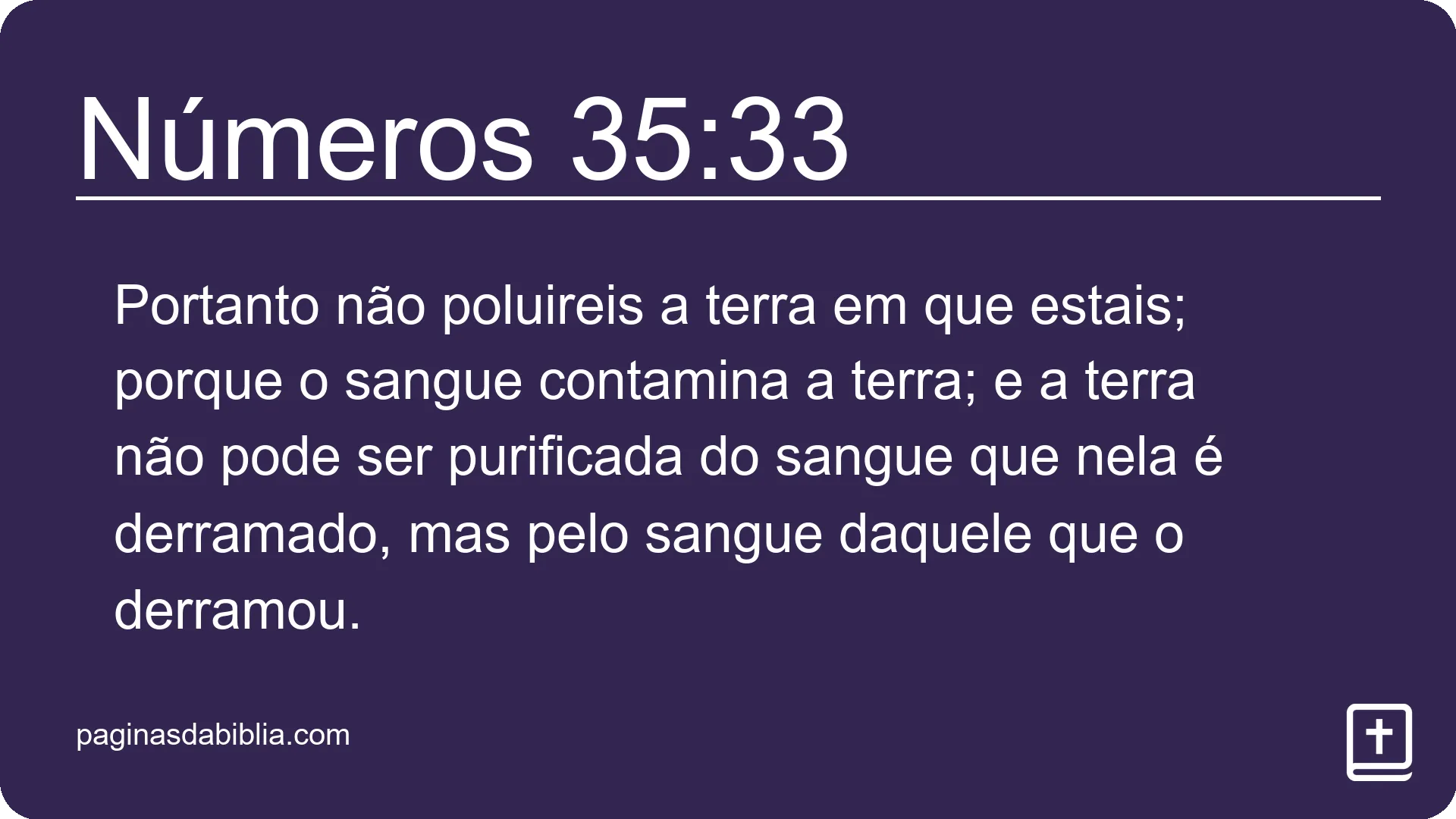 Números 35:33