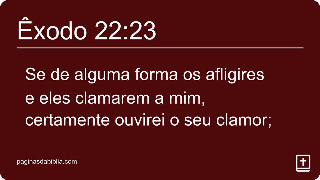 Êxodo 22:23