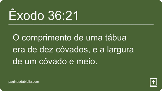 Êxodo 36:21