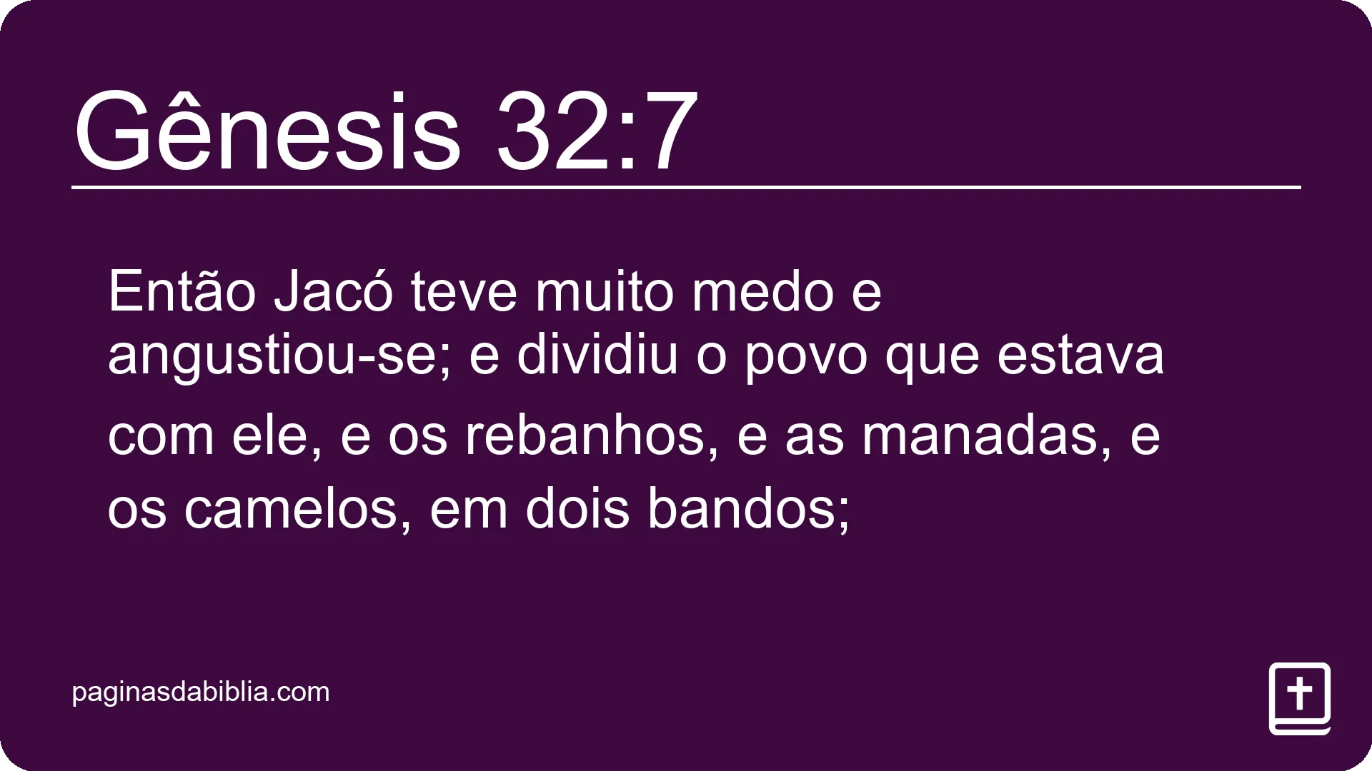 Gênesis 32:7