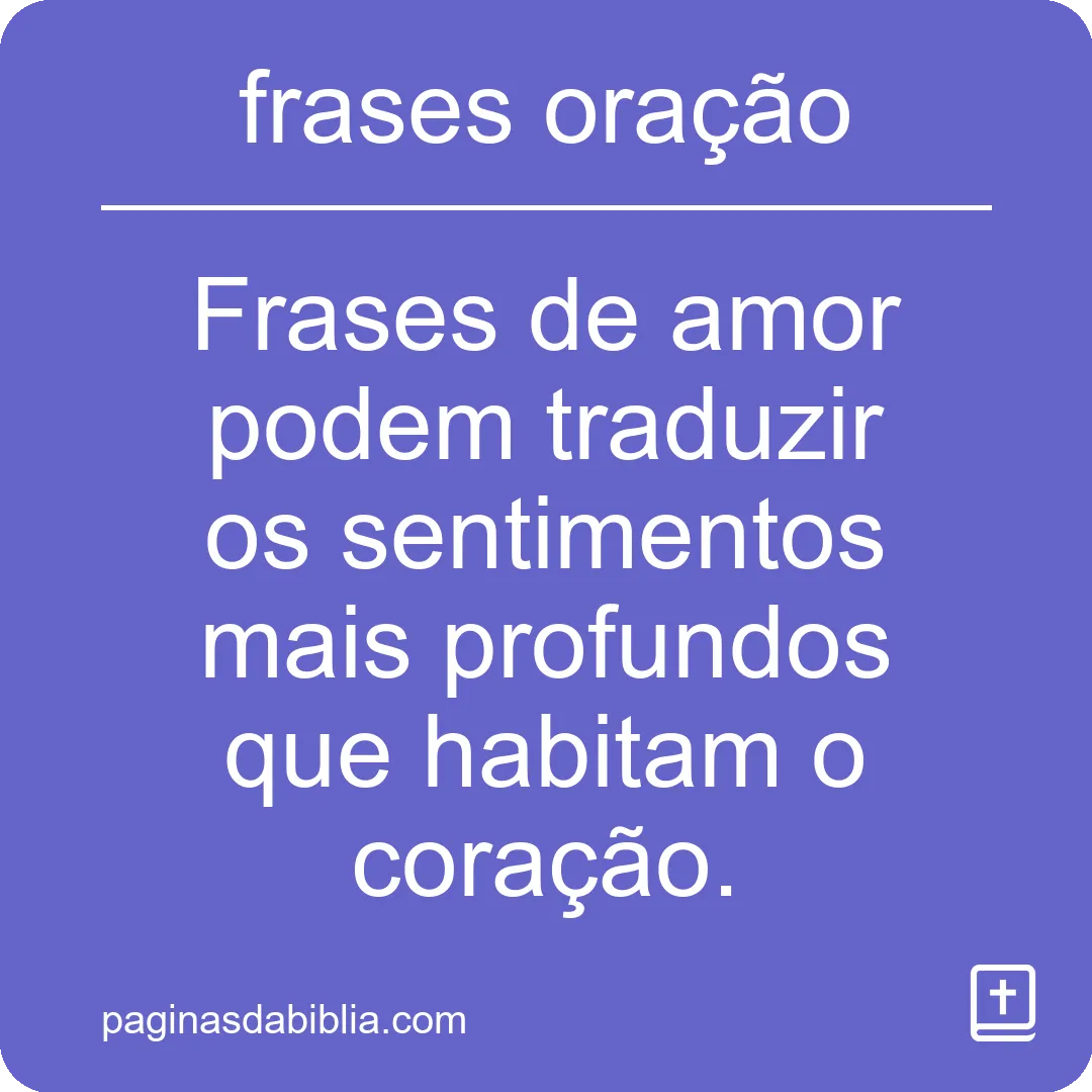 frases oração