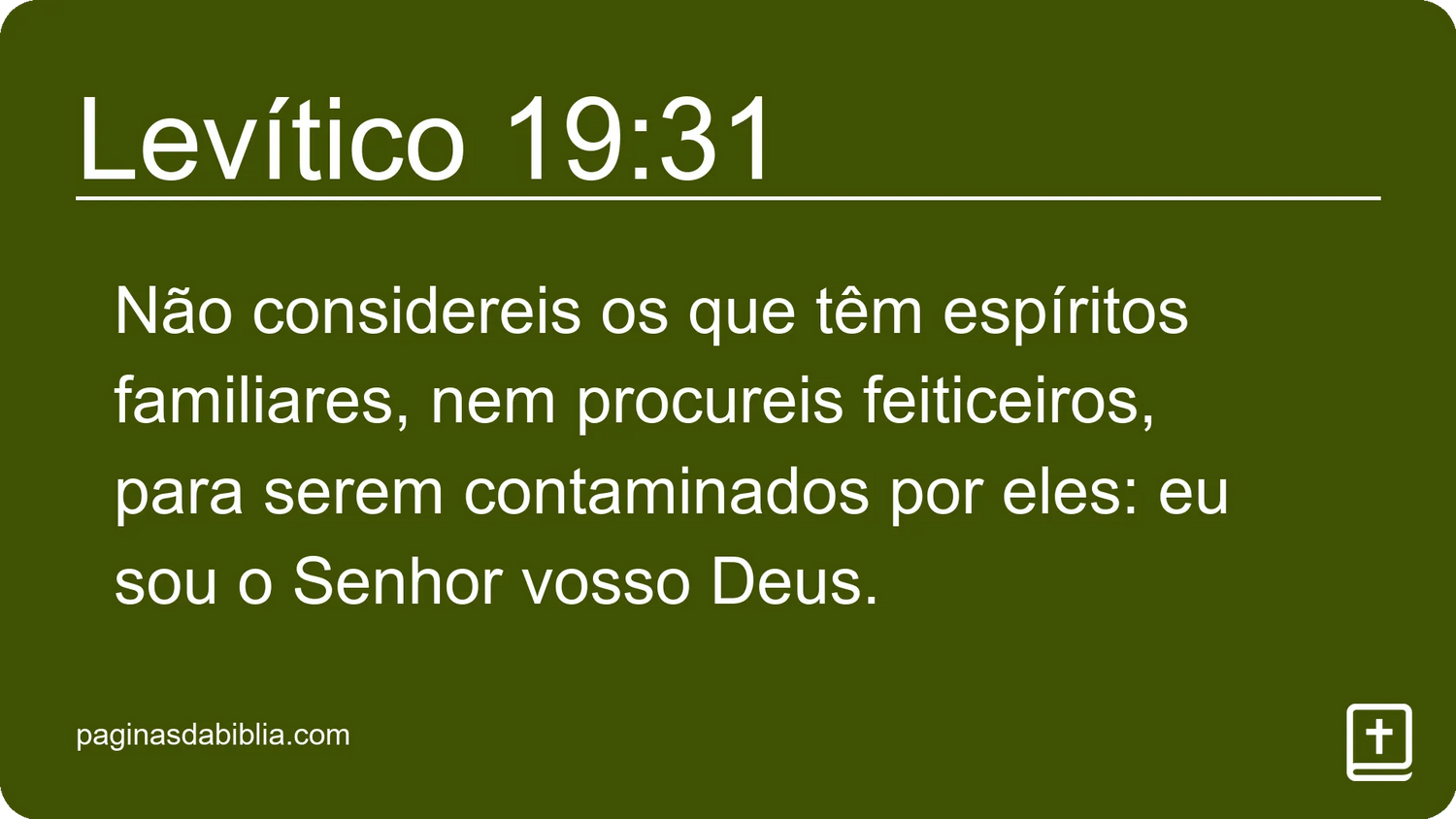 Levítico 19:31