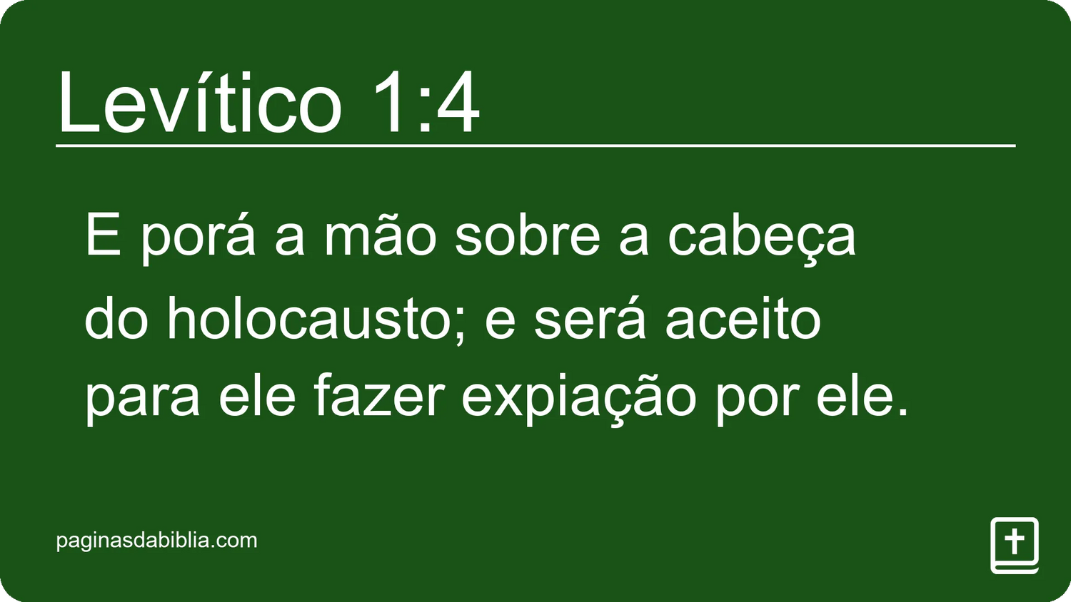 Levítico 1:4