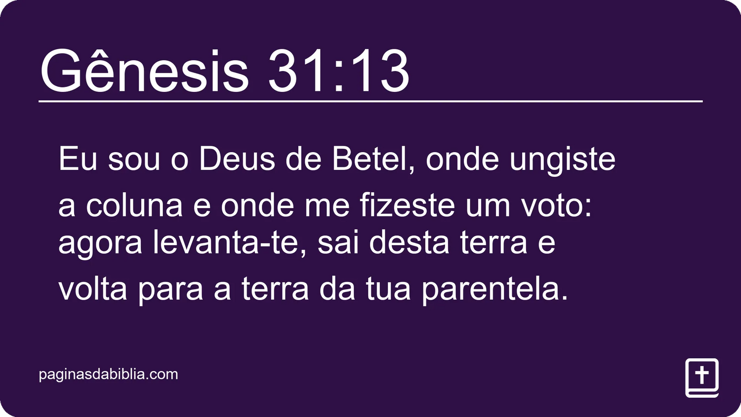 Gênesis 31:13