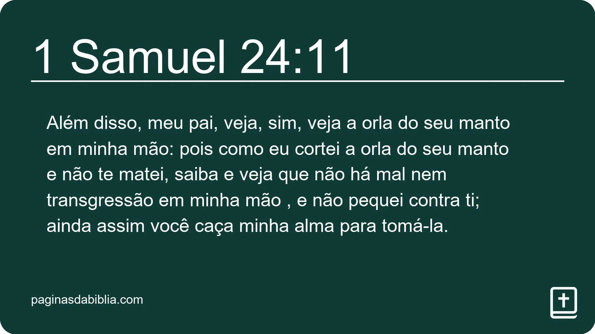 1 Samuel 24:11