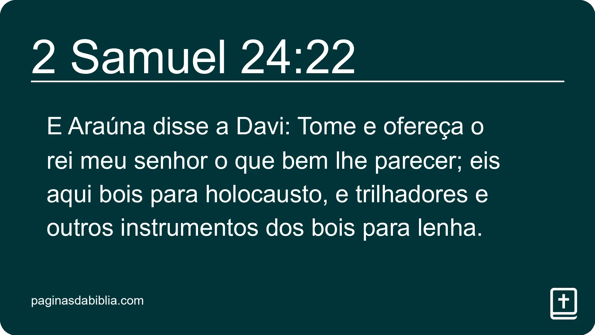 2 Samuel 24:22