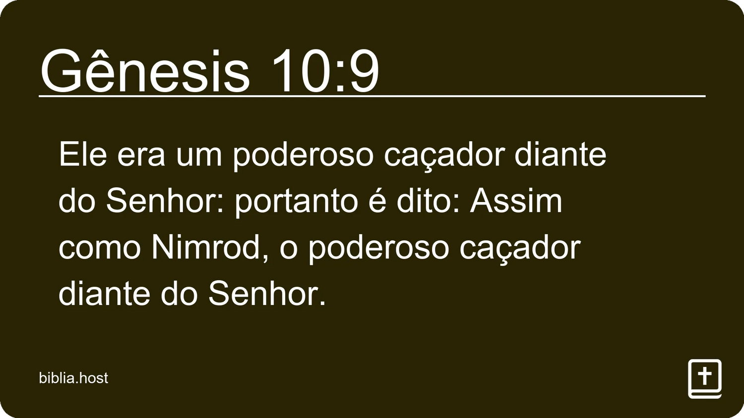 Gênesis 10:9