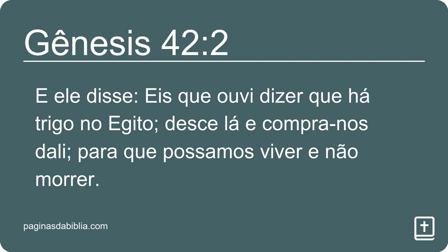 Gênesis 42:2