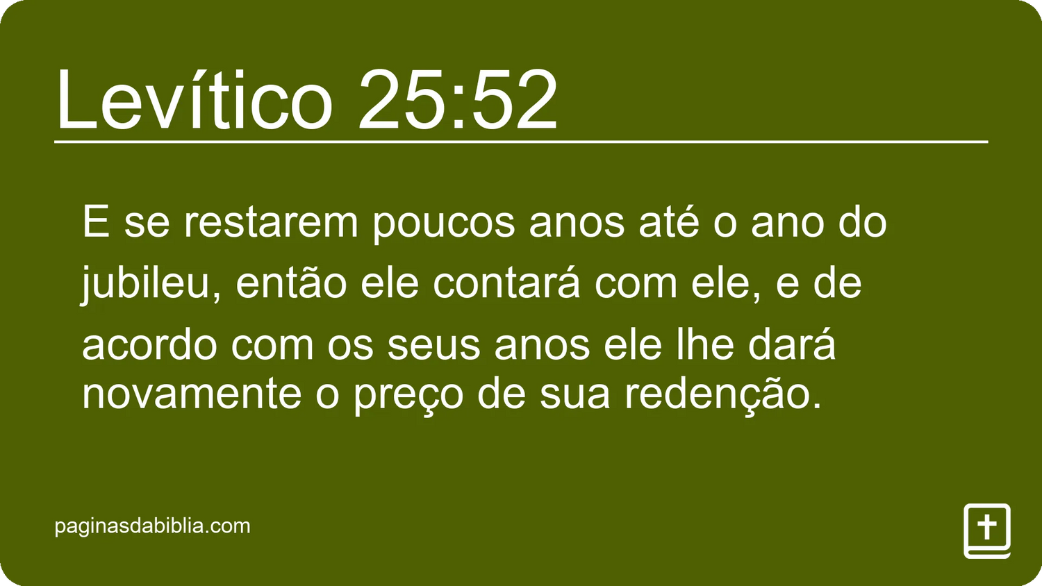 Levítico 25:52